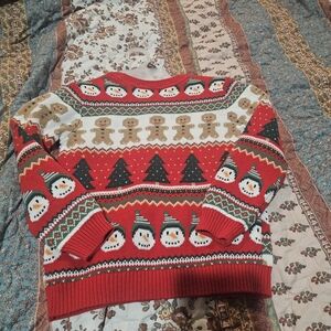 Gymboree Multicolor Knit Holiday Sweatee